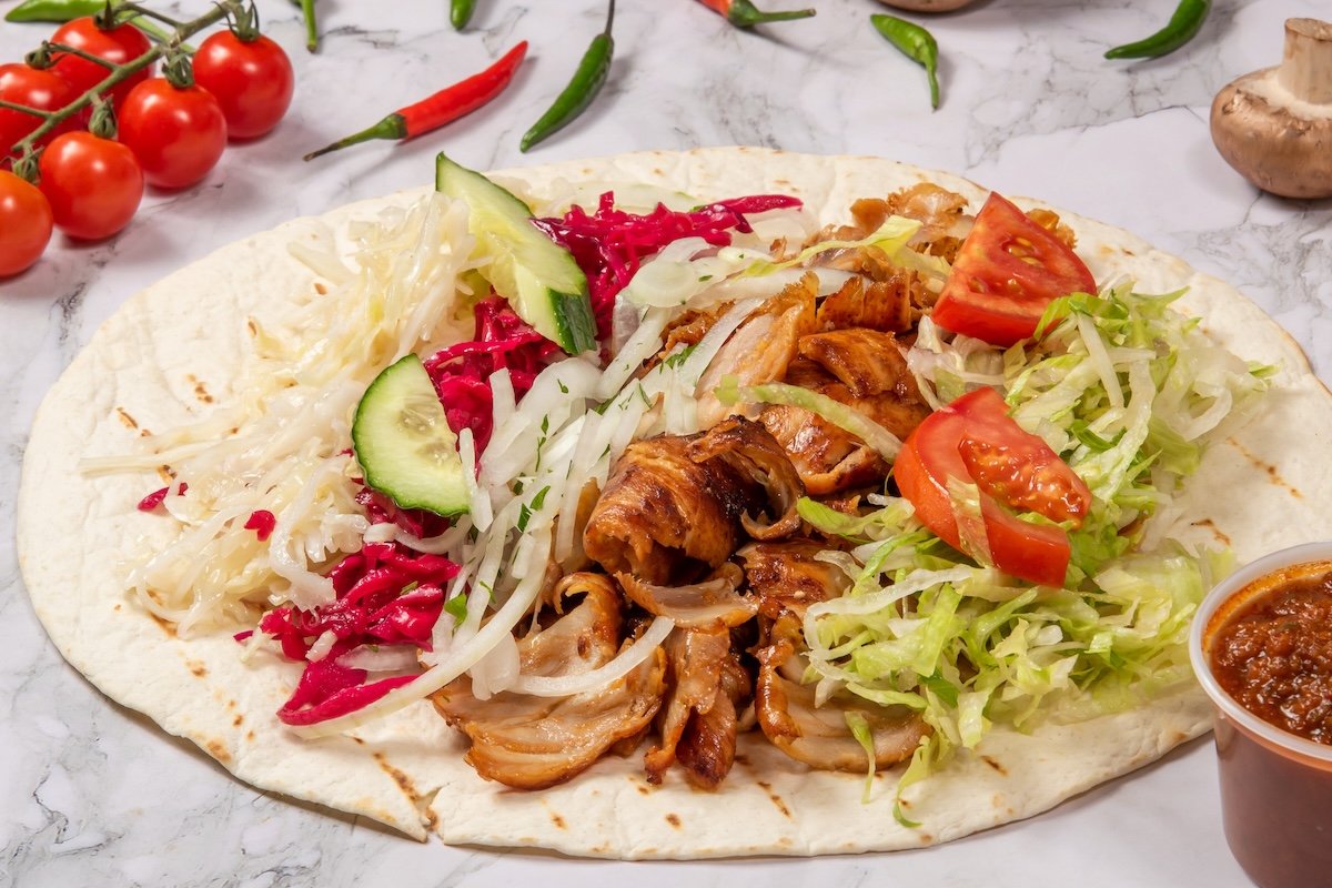 Chicken Doner Wrap