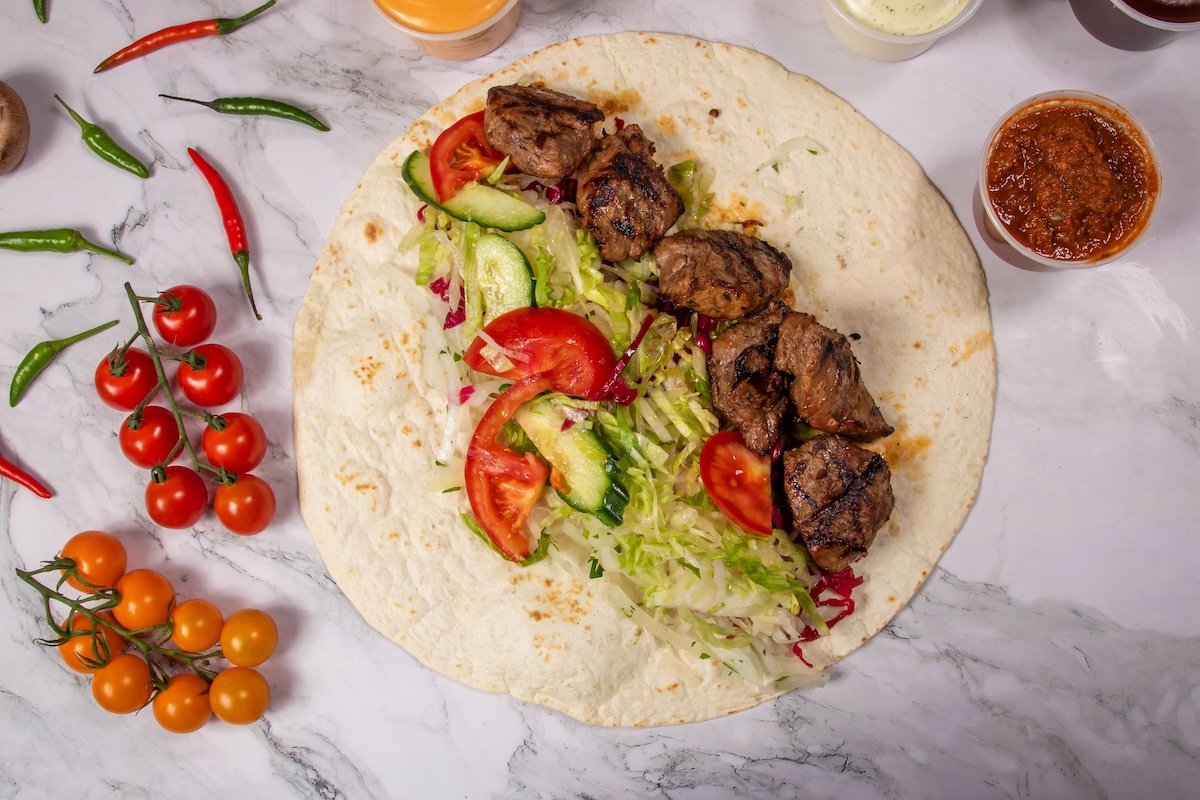 Lamb Shish Wrap
