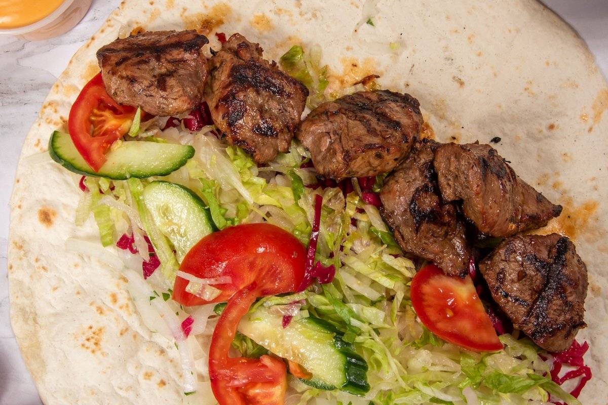 Lamb Shish Wrap
