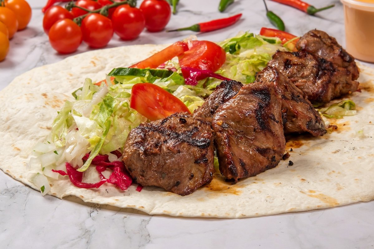 Lamb Shish Wrap