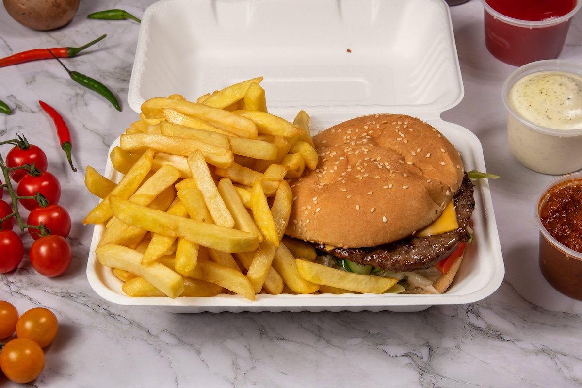 1/4 Burger Meal