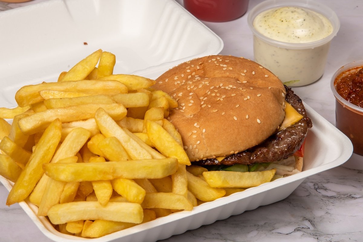 1/4 Burger Meal