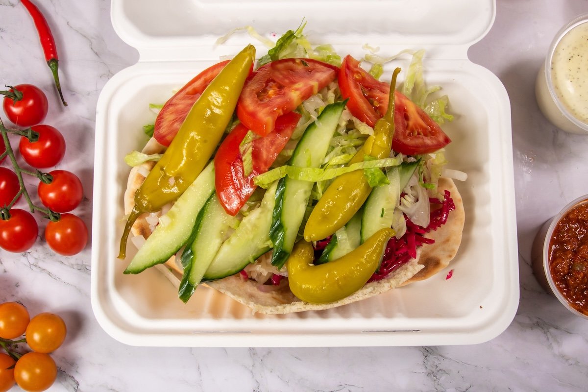Salad in Pitta