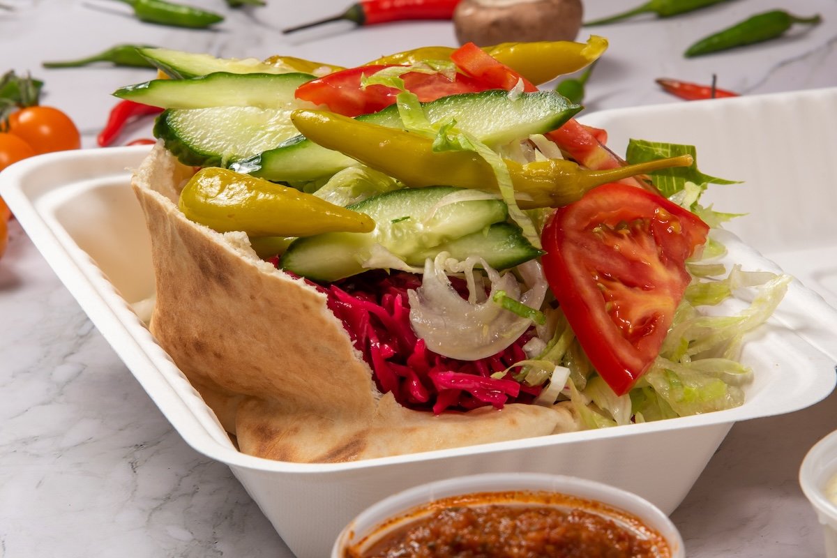 Salad in Pitta